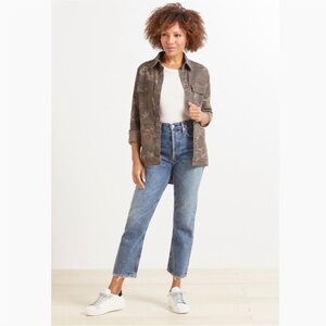 New With Tags Evereve Level99 Gina Utility Shacket Sz M